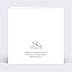 Faire-part Mariage Gravure Blanc