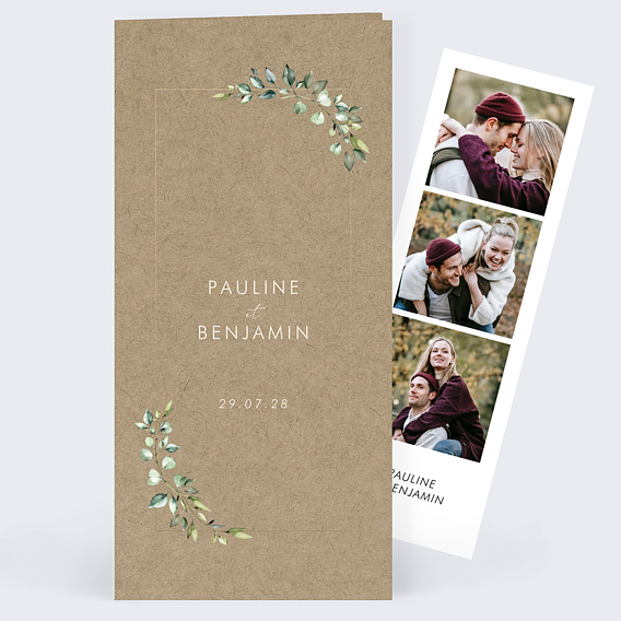 Faire part mariage Modern Love