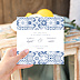 Faire part mariage Azulejos