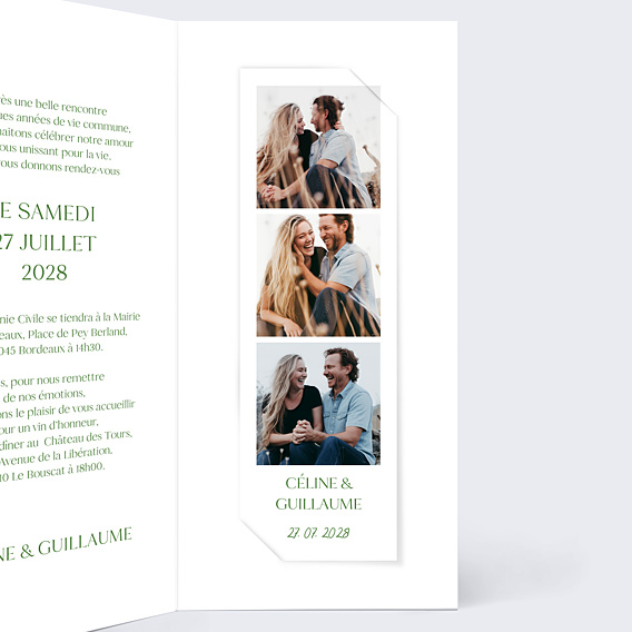 Faire-part Mariage Jardin