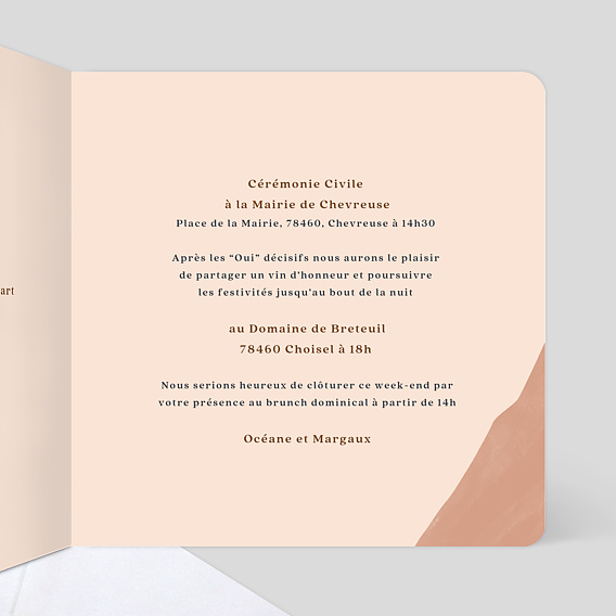 Faire-part Mariage Sunrise