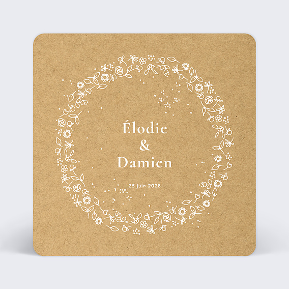 Faire-part Mariage Fleurs de Printemps