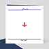 Faire-part Mariage Mer et ancre