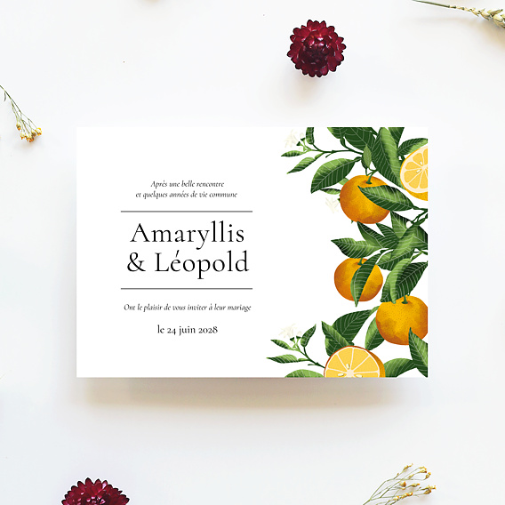 Faire part mariage Acidulé Après 4