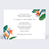 Faire-part Mariage Oiseaux de Paradis