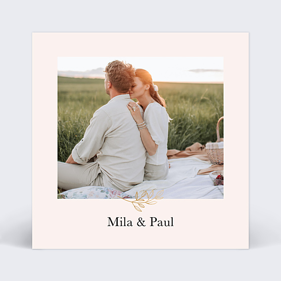 Faire-part Mariage Petit Végétal Séparateur