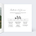 Faire-part Mariage Bouquet Champêtre Blanc
