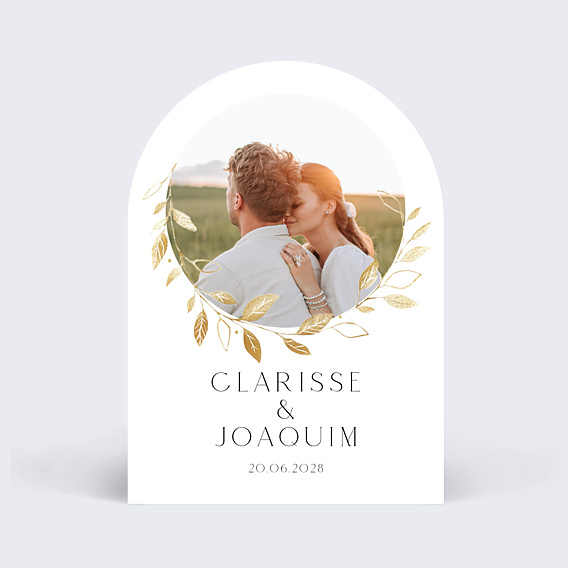 Faire-part Mariage Couronne chic