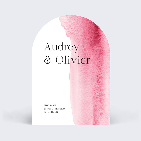 Faire-part Mariage Éclat Aquarelle