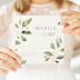 Faire part mariage Feuilles de Jade
