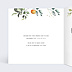 Faire part mariage Agrumes Intérieur Gauche