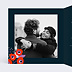 Faire part mariage Belles Fleurs Rouges Intérieur Gauche