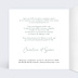 Faire part mariage Bohemia avec graines Intérieur Gauche