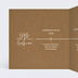 Faire part mariage Bohème kraft Intérieur Gauche