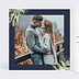Faire part mariage Couronne Pomme de Pin Intérieur Gauche