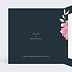 Faire part mariage Dark Peony Intérieur Gauche