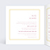 Faire part mariage Dorure Cosmopolite Intérieur Gauche