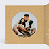 Faire part mariage Lauriers Intérieur Gauche