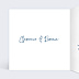 Faire part mariage Post it Intérieur Gauche