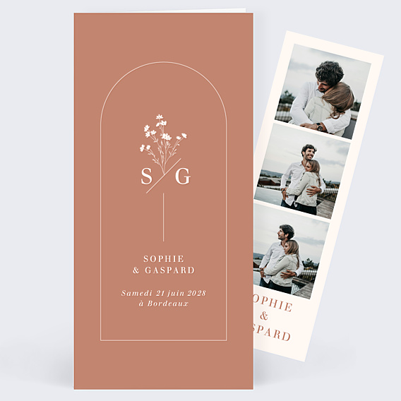 Faire-part Mariage Botanica
