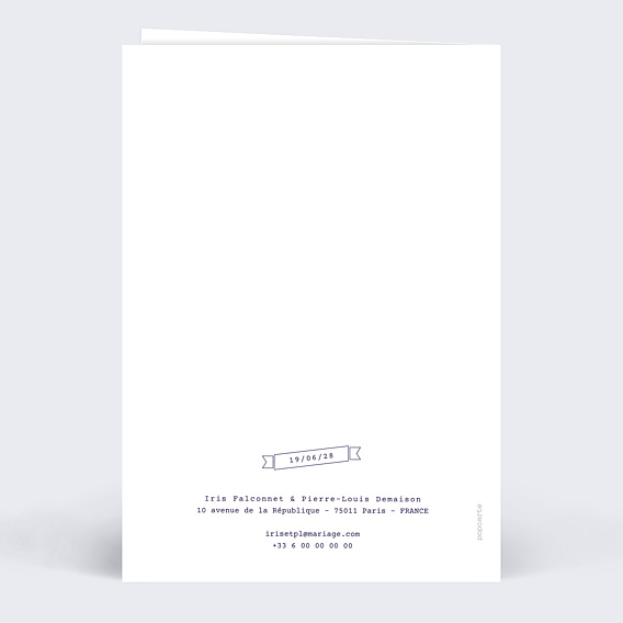 Faire-part Mariage Papa et Maman