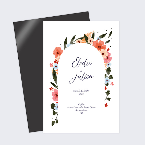 Faire part mariage Champêtre