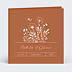 Faire-part Mariage Bouquet Champêtre Terracotta