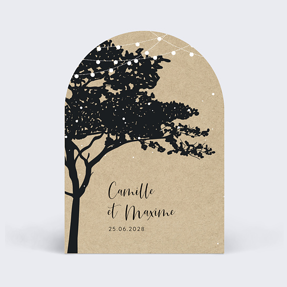 Faire part mariage Arbre