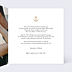 Faire-part Mariage Mer et ancre