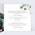 Faire-part Mariage Couronne Eucalyptus