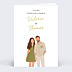 Faire-part Mariage Portrait minimaliste ajusté