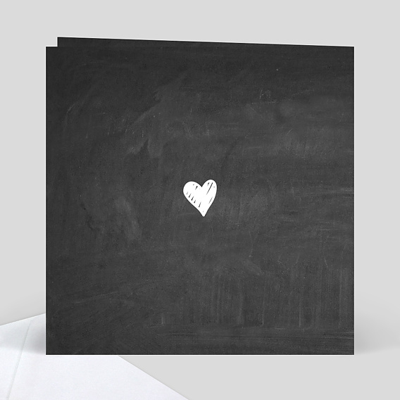 Faire part mariage Timeline Chiffrée Verso