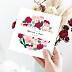 Faire part mariage Ronde Romantique