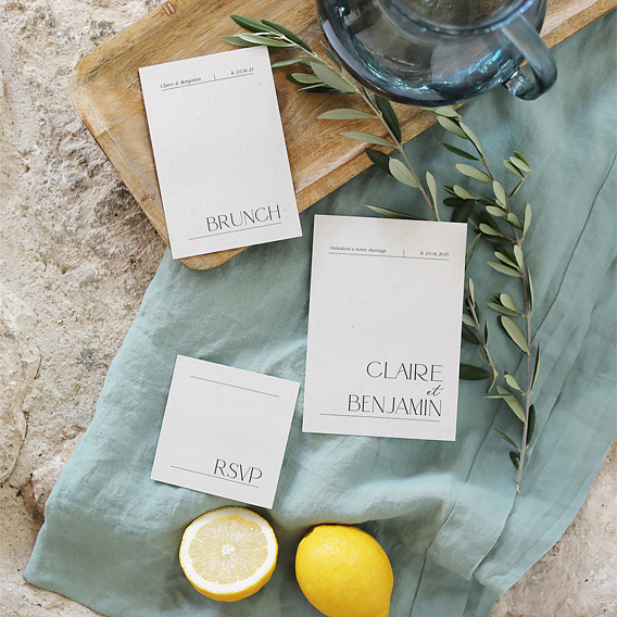 Faire part mariage Notre Essentiel Après 4