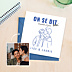 Faire-part Mariage Portrait au trait simple