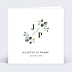 Faire-part Mariage Petite branche eucalyptus