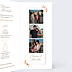 Faire-part Mariage Flower of Fall allongé