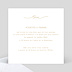 Faire part mariage Ligne Verso