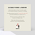 Faire part mariage Geek Verso