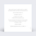 Faire part mariage Humour Verso