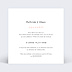 Faire part mariage Mariage Illustré Verso