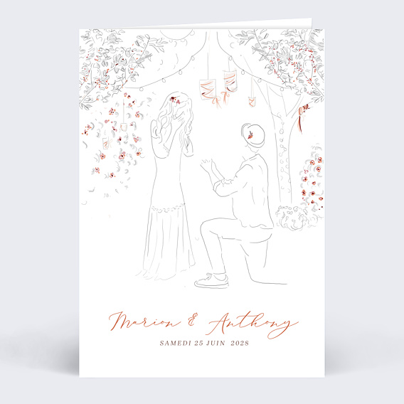 Faire-part Mariage Demande en Mariage