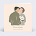 Faire-part Mariage Le calin hommes