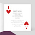 Faire part mariage Roi de Cœur Intérieur Droit