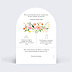 Faire-part Mariage Bouquet Champêtre Aquarelle