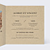 Faire-part Mariage Arboretum
