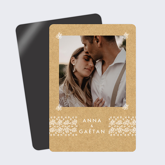 Faire part mariage Jolie Dentelle