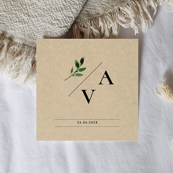 Faire part mariage Arboretum Après 4