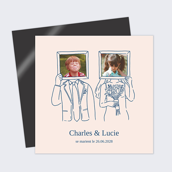 Faire-part Mariage Memory