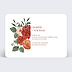 Faire-part Mariage Fleurs d'Automne